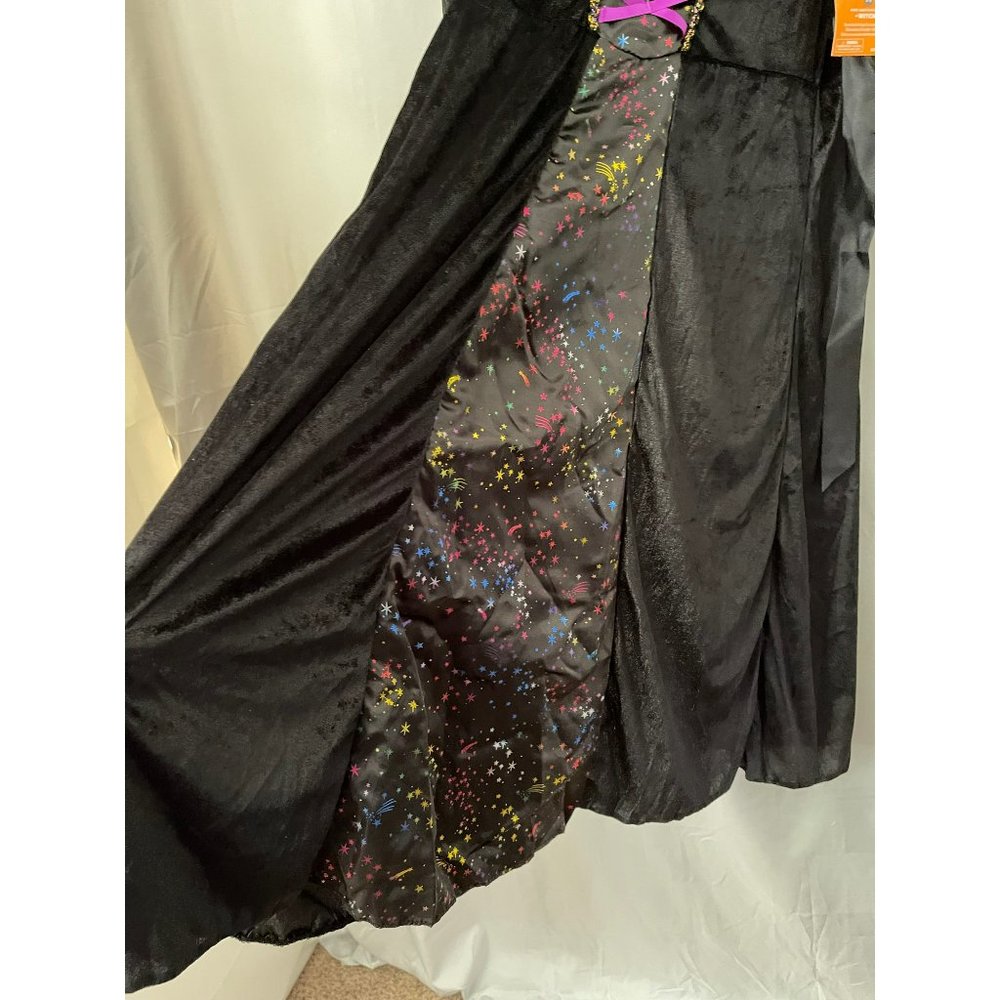Hyde & Eek kid Adaptive Design Witch Cosmic Colored Star Dress Halloween Costume - Picture 5 of 11